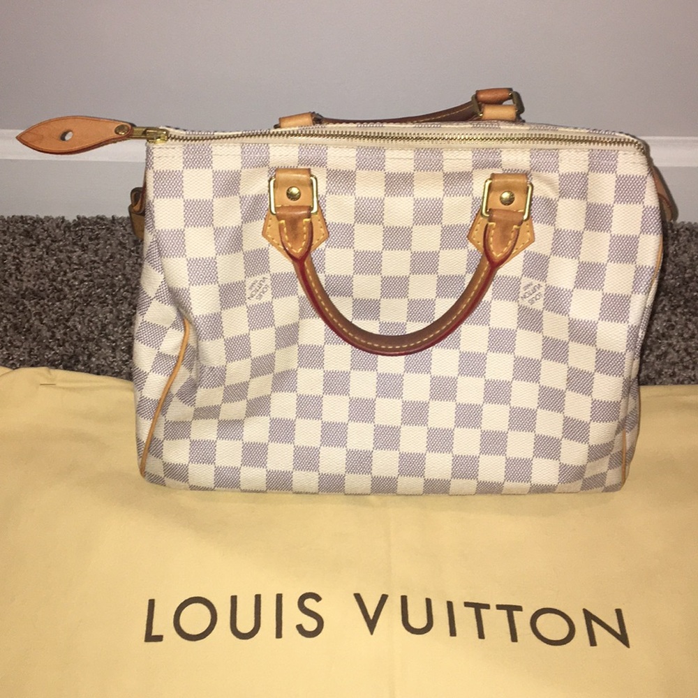 Louis Vuitton Damier Azur Speedy 30 💯 authentic